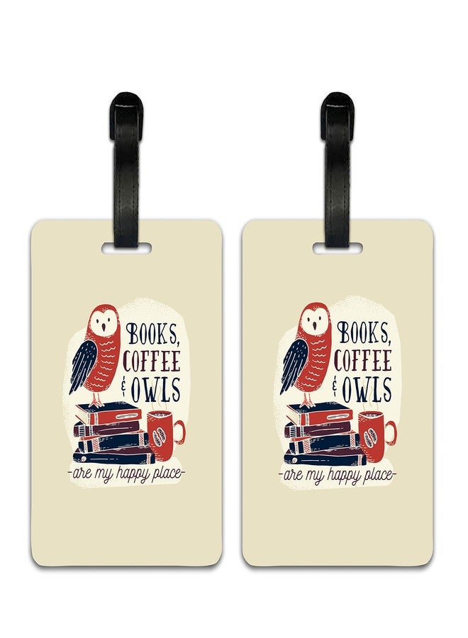 Tinywalk Luggage tag for suitcases Combo Wooden Printed Luggage tag Set of 2 Pieces, for All Type of luggages - Image 1